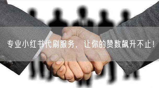 专业小红书代刷服务，让你的赞数飙升不止！